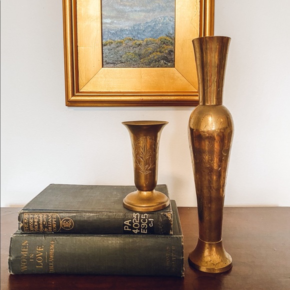 Accents Brass Vases Poshmark